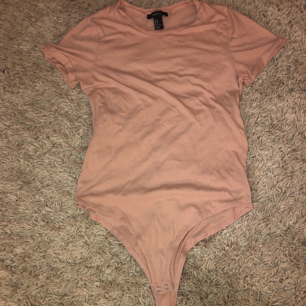 Forever 21 Peach Bodysuit